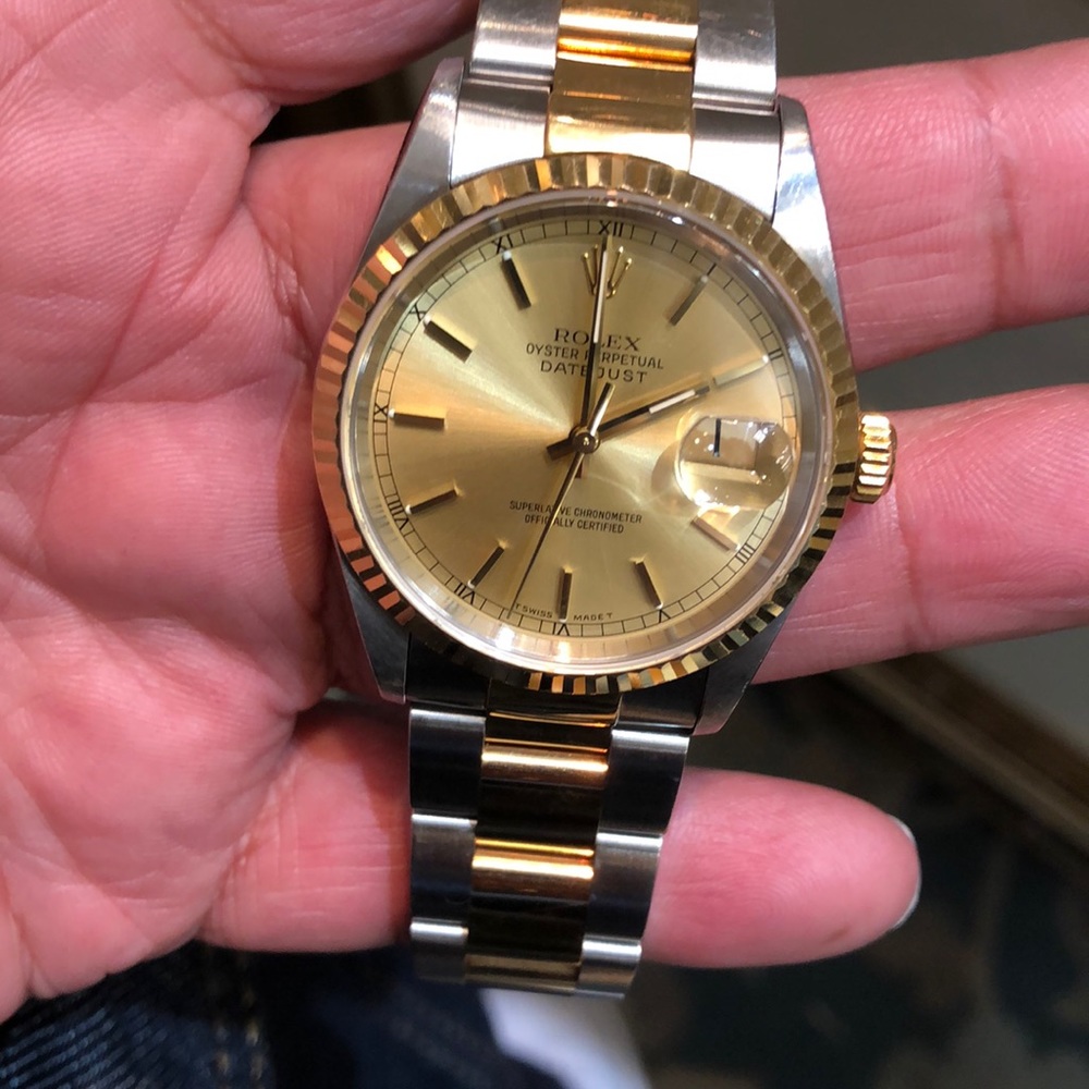Rolex Datejust two tone